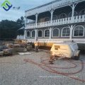 Barge launching and landing airbags balloon